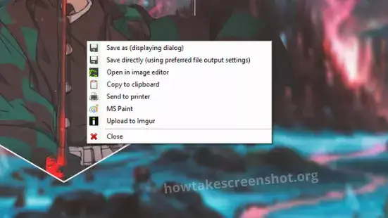 take screenshot on pc